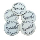 Nyomtatott fa tábla - Szeretettel 5cm x 3mm