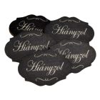 Nyomtatott fa tábla - Hiányzol  4,4cm x 2,9cm