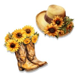 Nyomtatott dekorkarton - Napraforgós szett 2db/csomag Nyomtatott dekorkarton - Napraforgós szett 2db/csomag