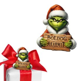 Nyomtatott dekorkarton - Grincs tábla - Boldog akármit 2 darabos szett   Nyomtatott dekorkarton - Grincs tábla - Boldog akármit 2 darabos szett