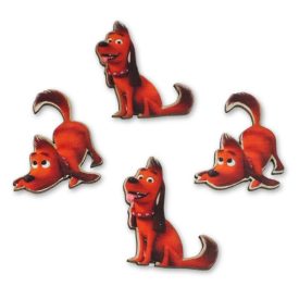 Nyomtatott dekorkarton - Grincs kutyája 4db/cs Nyomtatott dekorkarton - Grincs kutyája 4db/cs