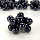 Mini karácsonyfa dísz pick 1,5cm fekete