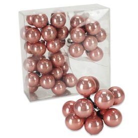 Karácsonyfa dísz pick 3cm rózsaarany | 12 darabos csomag Karácsonyfa dísz pick 3cm rózsaarany | 12 darabos csomag