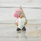 Porcelán manó figura szíves lufikkal 7,5cm x 3,5cm