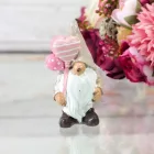 Porcelán manó figura szíves lufikkal 7,5cm x 3,5cm