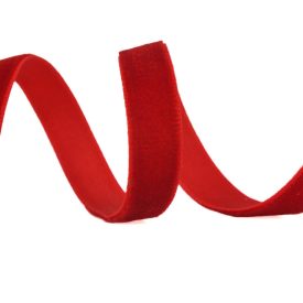 Bársony szalag 1cm piros Bársony szalag 1cm piros
