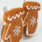 Csipeszes mézeskalács kesztyű 4,4cm x 3,1cm