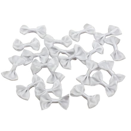 Fehér nagy masni 3,5cm 20db/csomag