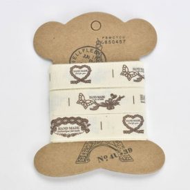 Textil szalag mintás 1,5cm 3x90cm Textil szalag mintás 1,5cm 3x90cm