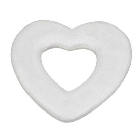 Polisztirol szív lapos 27cm - szív rózsa készítéséhez Polisztirol szív lapos 27cm - szív rózsa készítéséhez