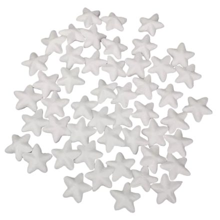 Polisztirol csillag  3 cm 50db/csomag