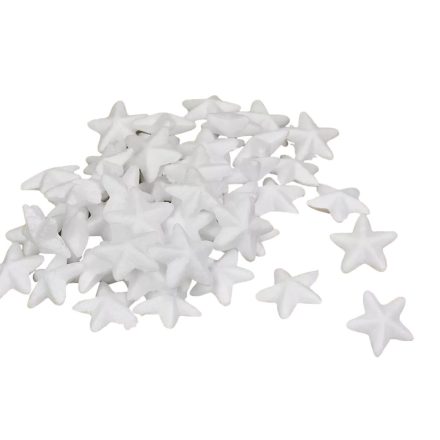 Polisztirol csillag  4,5 cm 50db/csomag