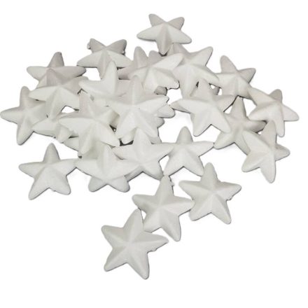 Polisztirol csillag  6cm 5db/csomag