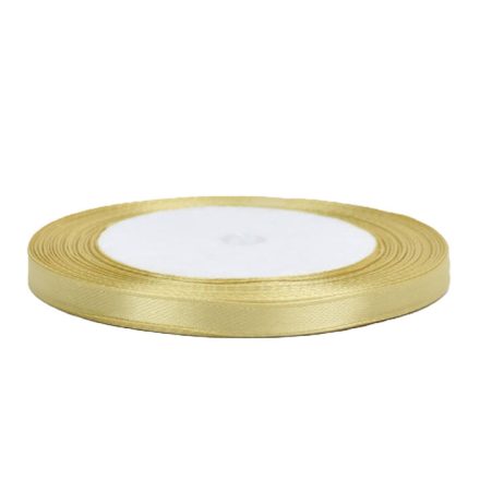 Szatén szalag 6mm arany