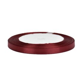 Szatén szalag 6mm - bordó Szatén szalag 6mm - bordó