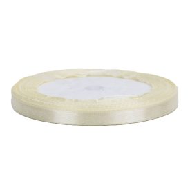Szatén szalag 6mm - krém Szatén szalag 6mm - krém