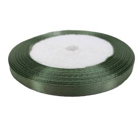 Szatén szalag 6mm - mohazöld Szatén szalag 6mm - mohazöld