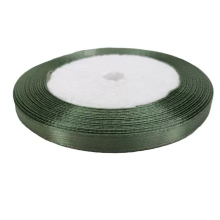 Szatén szalag 6mm - mohazöld