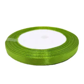 Szatén szalag 6mm - oliva
