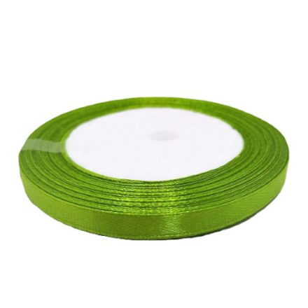 Szatén szalag 6mm - oliva
