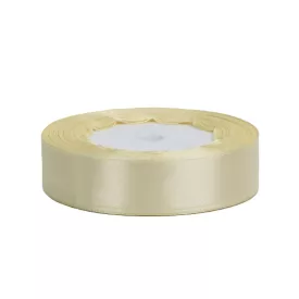 Szatén szalag 2cm széles krém