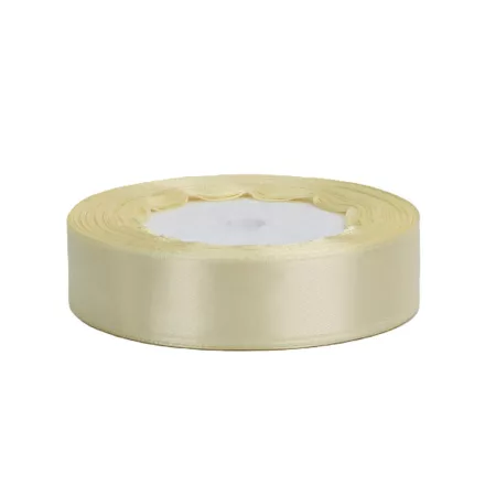 Szatén szalag 2cm széles krém