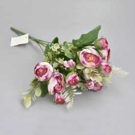 Boglárka csokor bogyóval cirmos pink Boglárka csokor bogyóval cirmos pink