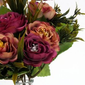 Fodros begónia csokor mályva 31 cm Fodros begónia csokor mályva 31 cm