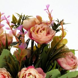 Fodros begónia csokor pink-barack 31 cm Fodros begónia csokor pink-barack 31 cm