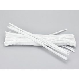 Zsenília drót fehér 100db/csomag Zsenília drót fehér 100db/csomag