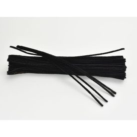 Zsenília drót fekete 100db/csomag Zsenília drót fekete 100db/csomag