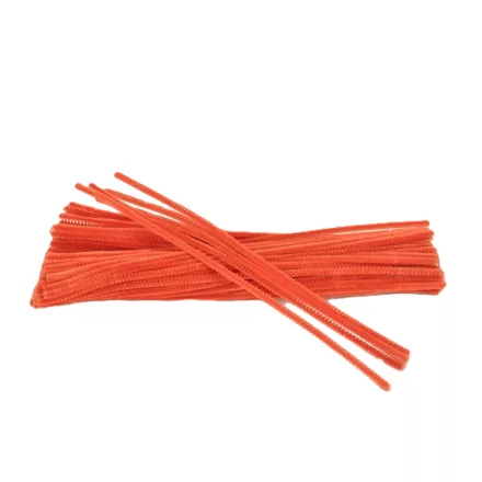 Zsenília drót narancs 100db/cs. 30cm