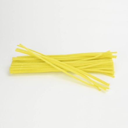 Zsenília drót 30cm 100db/cs. sárga