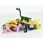 Zsenília drót világoskék 100db/cs. 30cm