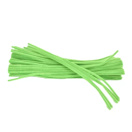 Zsenília drót világoszöld 100db/cs. 30cm