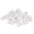 Pompon 2,5cm fehér 50db/csomag