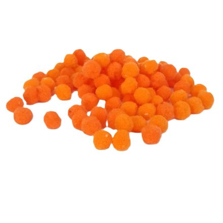 Pompon 1,5cm narancs