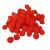 Pompon 1,5cm piros
