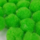 Pompon 1,5cm zöld