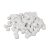 Pompon 2cm fehér
