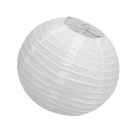 Fehér papír lampion 25cm Fehér papír lampion 25cm