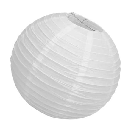 Fehér papír lampion 30cm