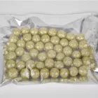 Csillámos polisztirol golyó 1,5cm arany