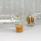 Üvegcse parafadugóval 7cm x 2,2cm 4db/csomag (#001)