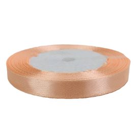 Szatén szalag 1cm széles barack Szatén szalag 1cm széles barack