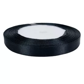 Szatén szalag 1cm széles fekete