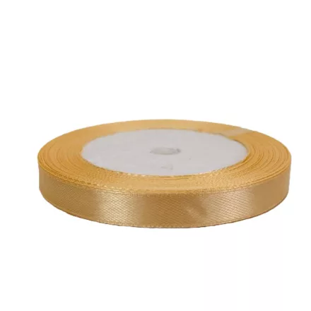 Szatén szalag 1cm széles halványbarack