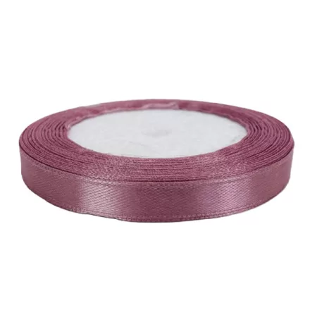 Szatén szalag 1cm széles mályva
