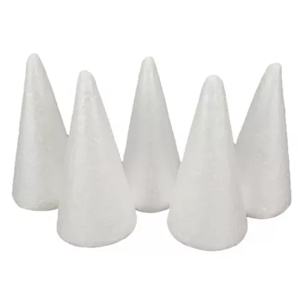 Polisztirol kúp 11cm x 5,5cm