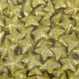 Polisztirol csillag 2cm csillámos arany Polisztirol csillag 2cm csillámos arany